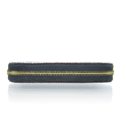 Louis Vuitton Monogram Multicolor Zippy Wallet Black Violet 4 of 8