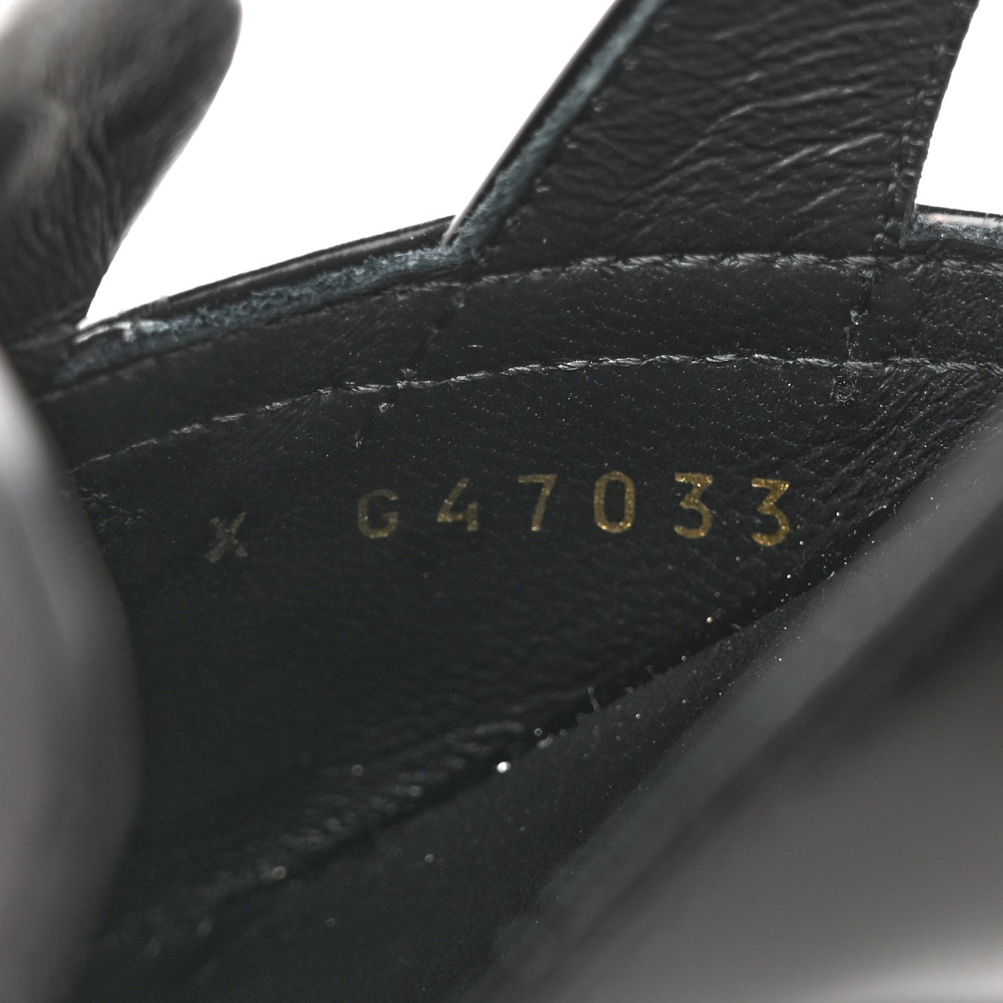 Shiny Calfskin Slingback Loafers 36.5 Black