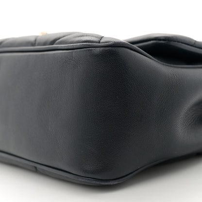 Chanel Lambskin Quilted Easy Carry Flap Navy 10 of 12
