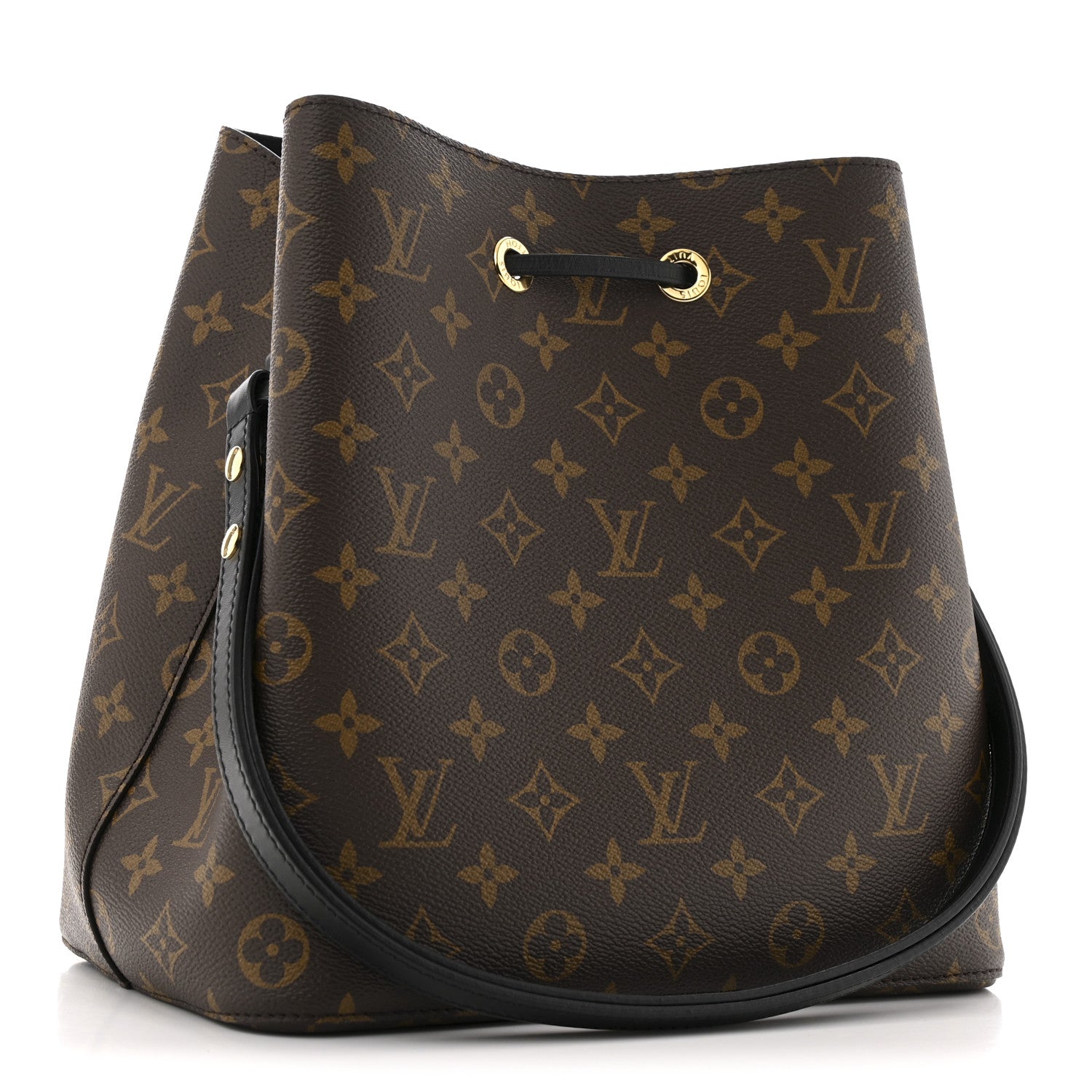 Louis Vuitton Monogram Neonoe MM Black 3 of 12