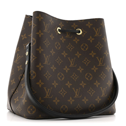 Louis Vuitton Monogram Neonoe MM Black 3 of 12