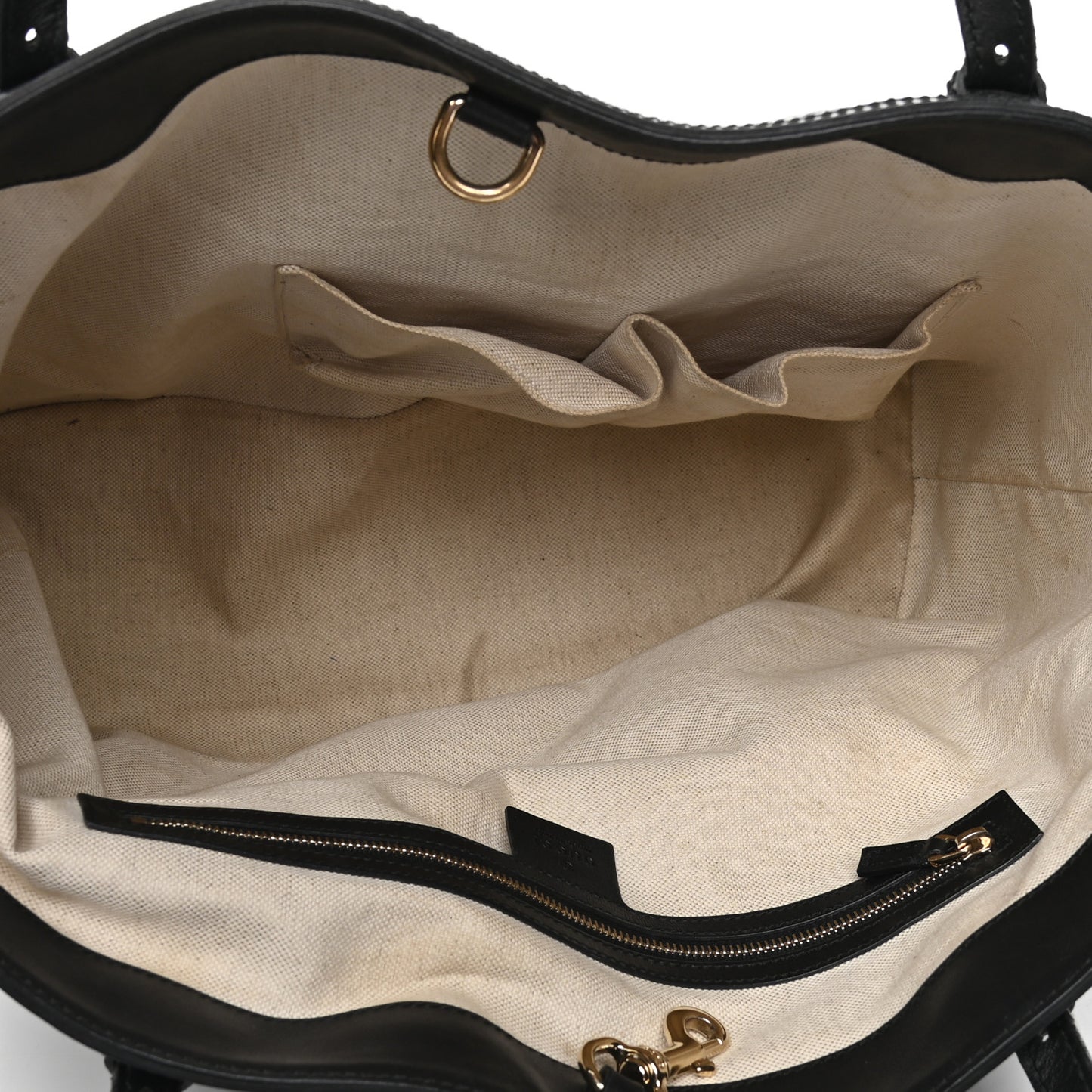 Patent Microguccissima Medium Nice Tote Black
