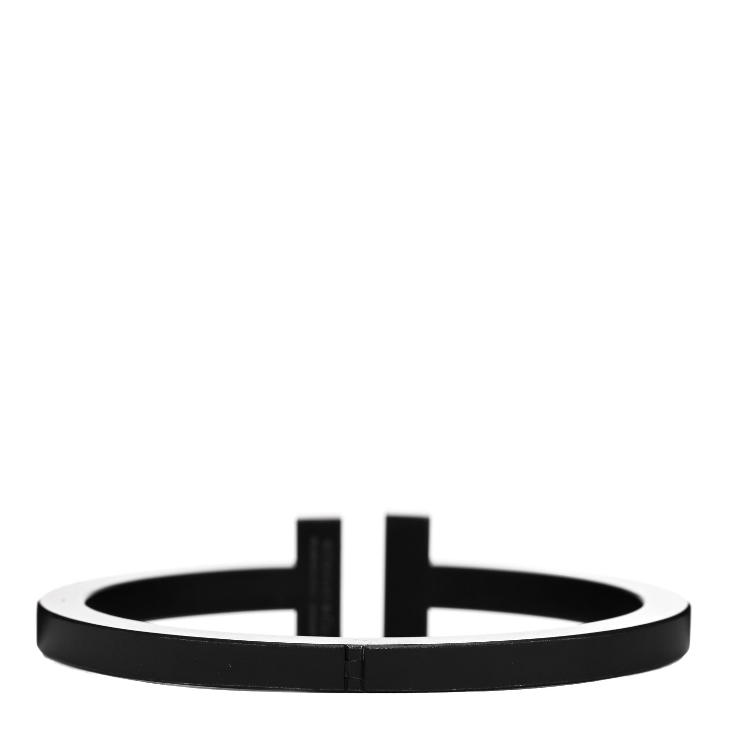 Tiffany Black-Coated Stainless Steel T Square Bracelet 2 of 3