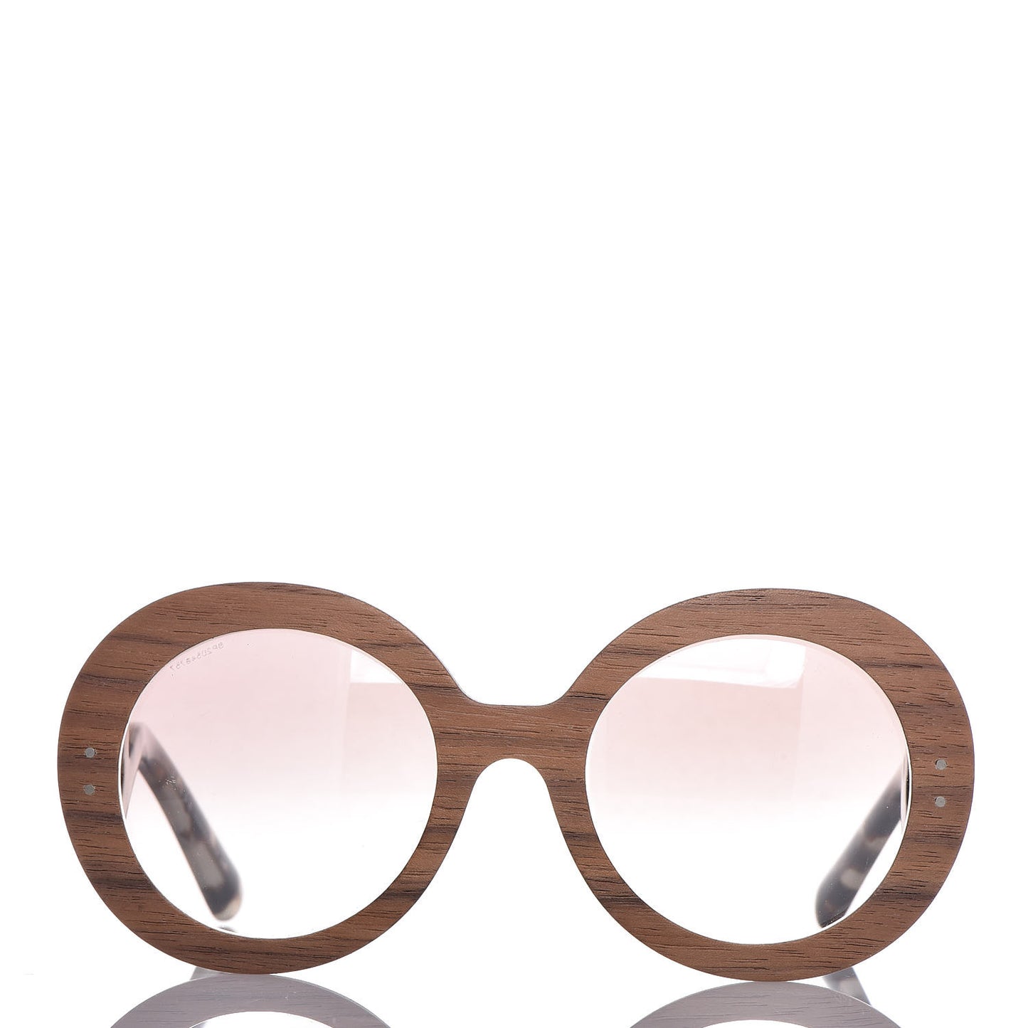 Wooden Baroque Sunglasses SPR 27R Nut Canaletto