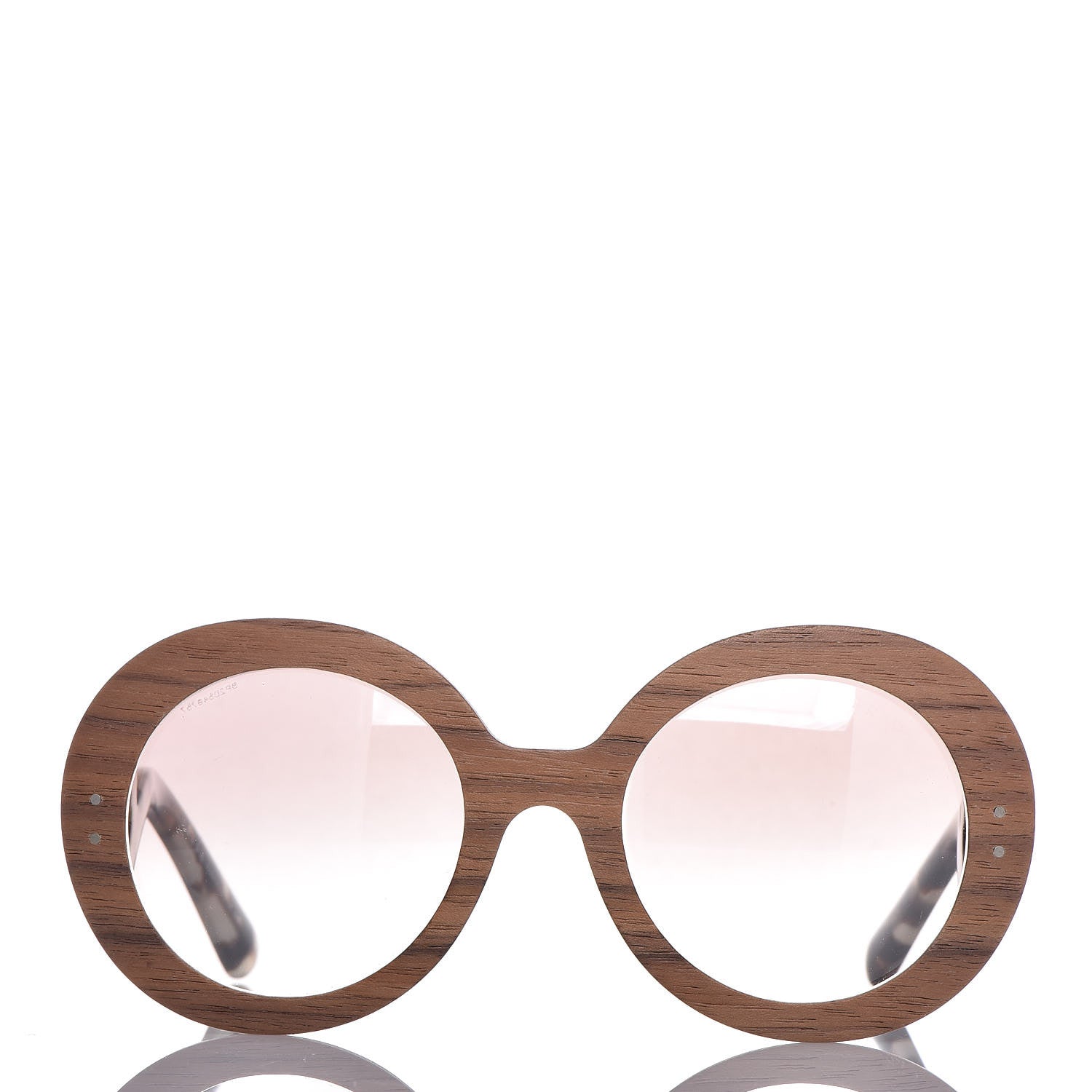 Prada Wooden Baroque Sunglasses SPR 27R Nut Canaletto 2 of 7
