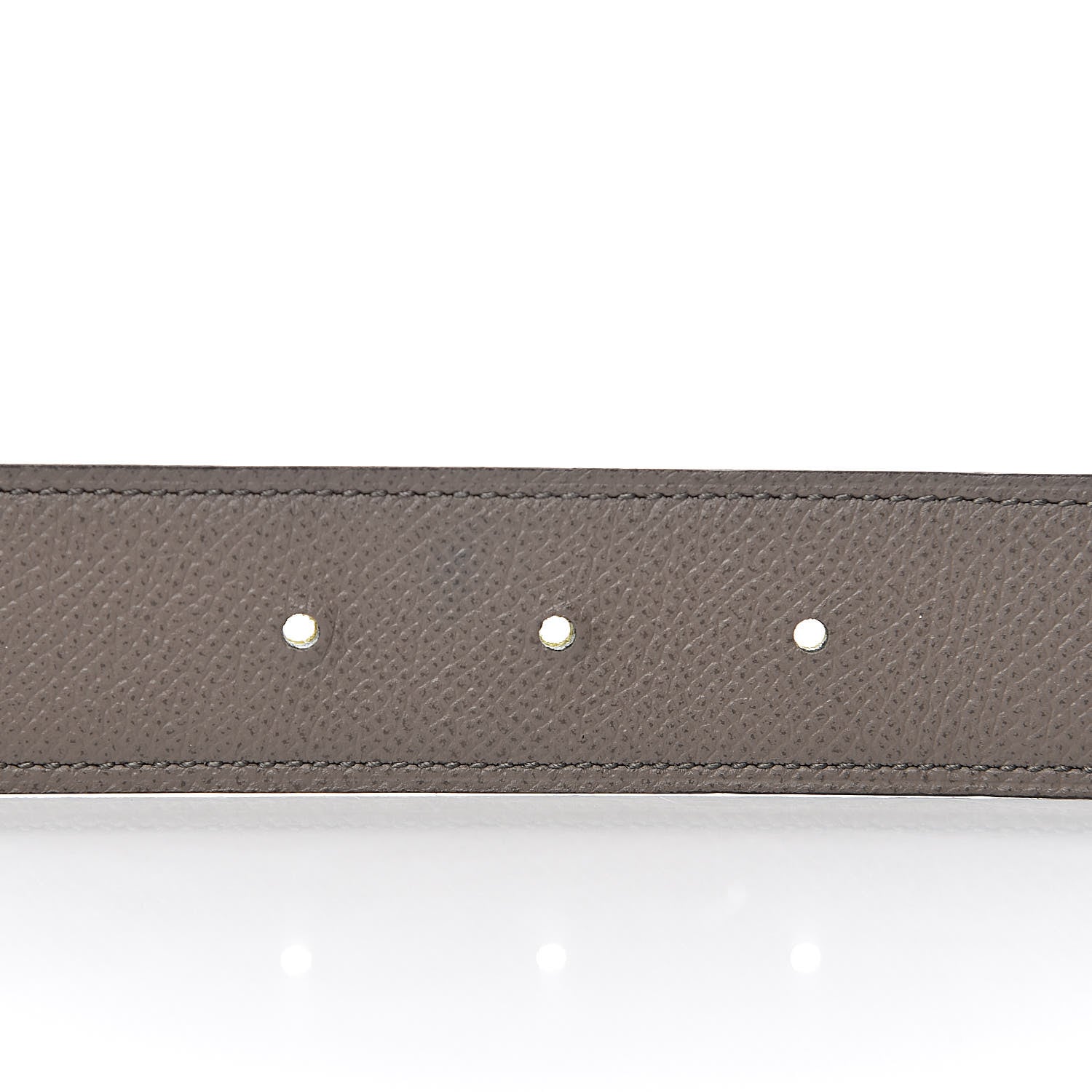 Hermes Epsom 32mm Belt Strap 105 Jaune D'Naples Etain 5 of 6