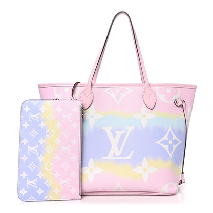 Louis Vuitton Monogram Escale Neverfull MM Pastel 3 of 10