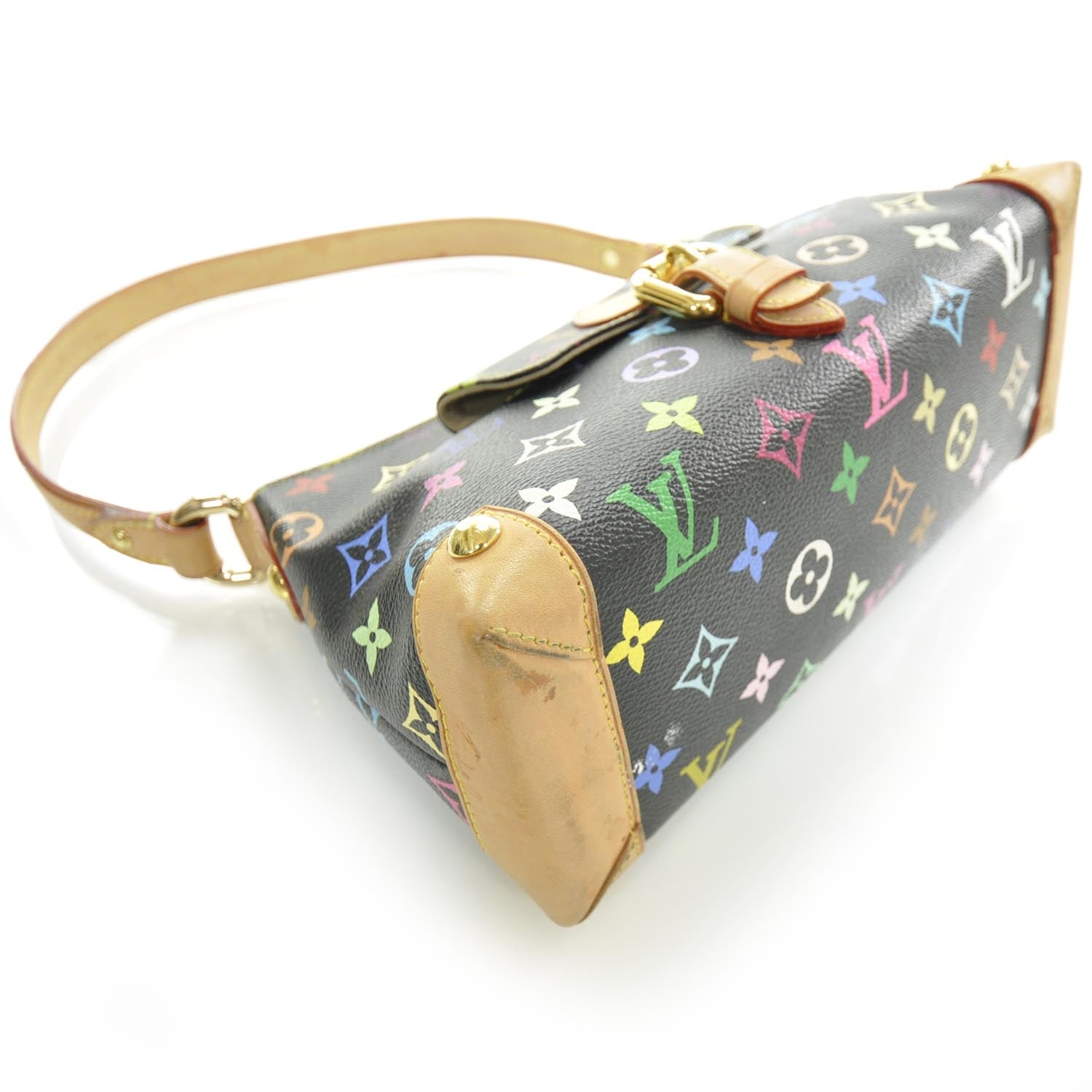 Louis Vuitton Monogram Multicolor Eliza Black 5 of 10