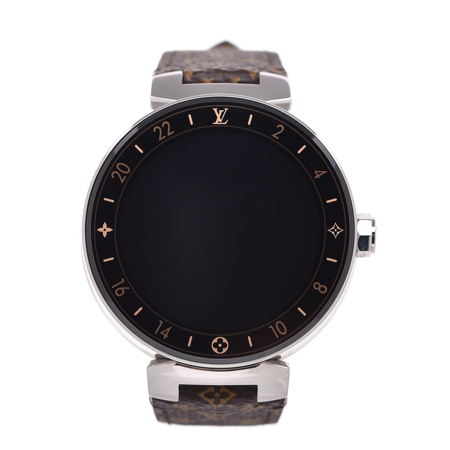 Stainless Steel 42mm Monogram Tambour Horizon Smartwatch