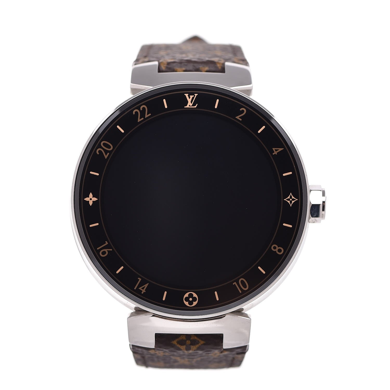Louis Vuitton Stainless Steel 42mm Monogram Tambour Horizon Smartwatch 1 of 10