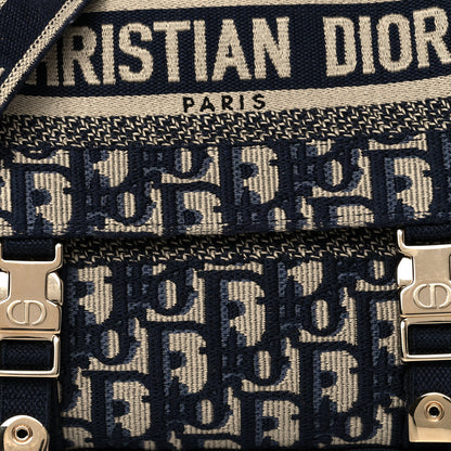 Christian Dior Oblique Small Diorcamp Bag Blue 8 of 10