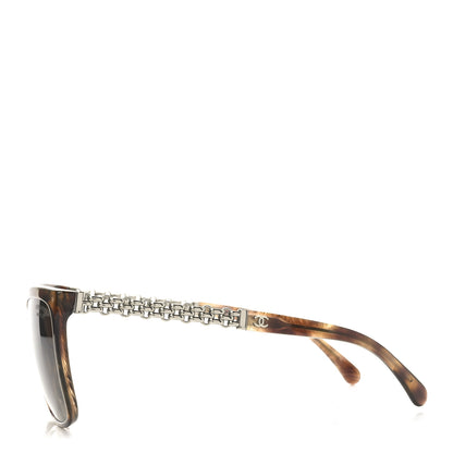 Chanel Polarized Square Chain PSunglasses 5325 Tortoise 3 of 7