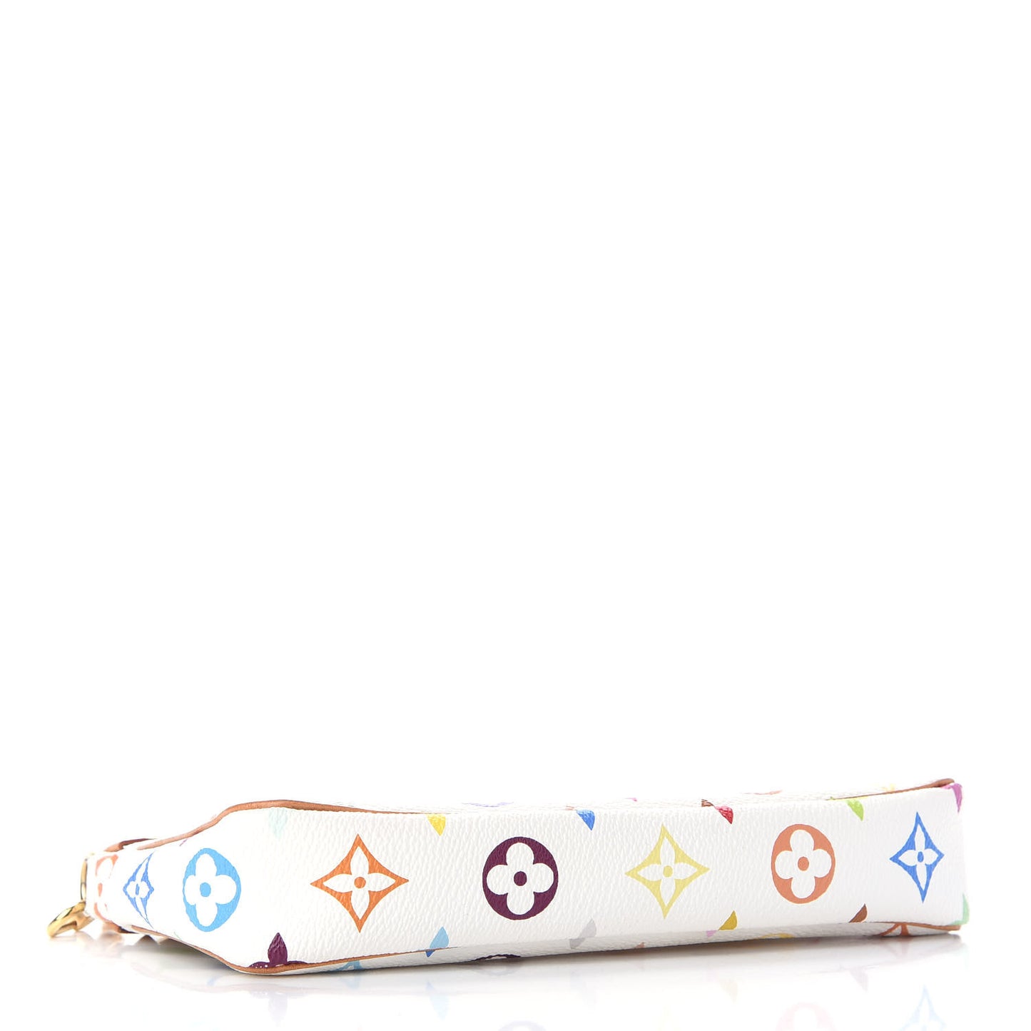Monogram Multicolor Pochette Accessories White