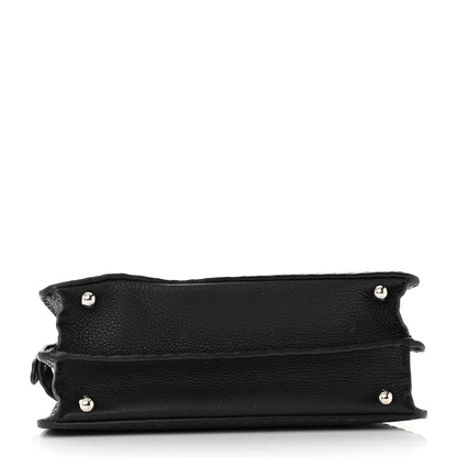 Fendi Cuoio Romano Selleria Chamois Small Peekaboo I SEE U Satchel Black Camel Sunflower 4 of 16