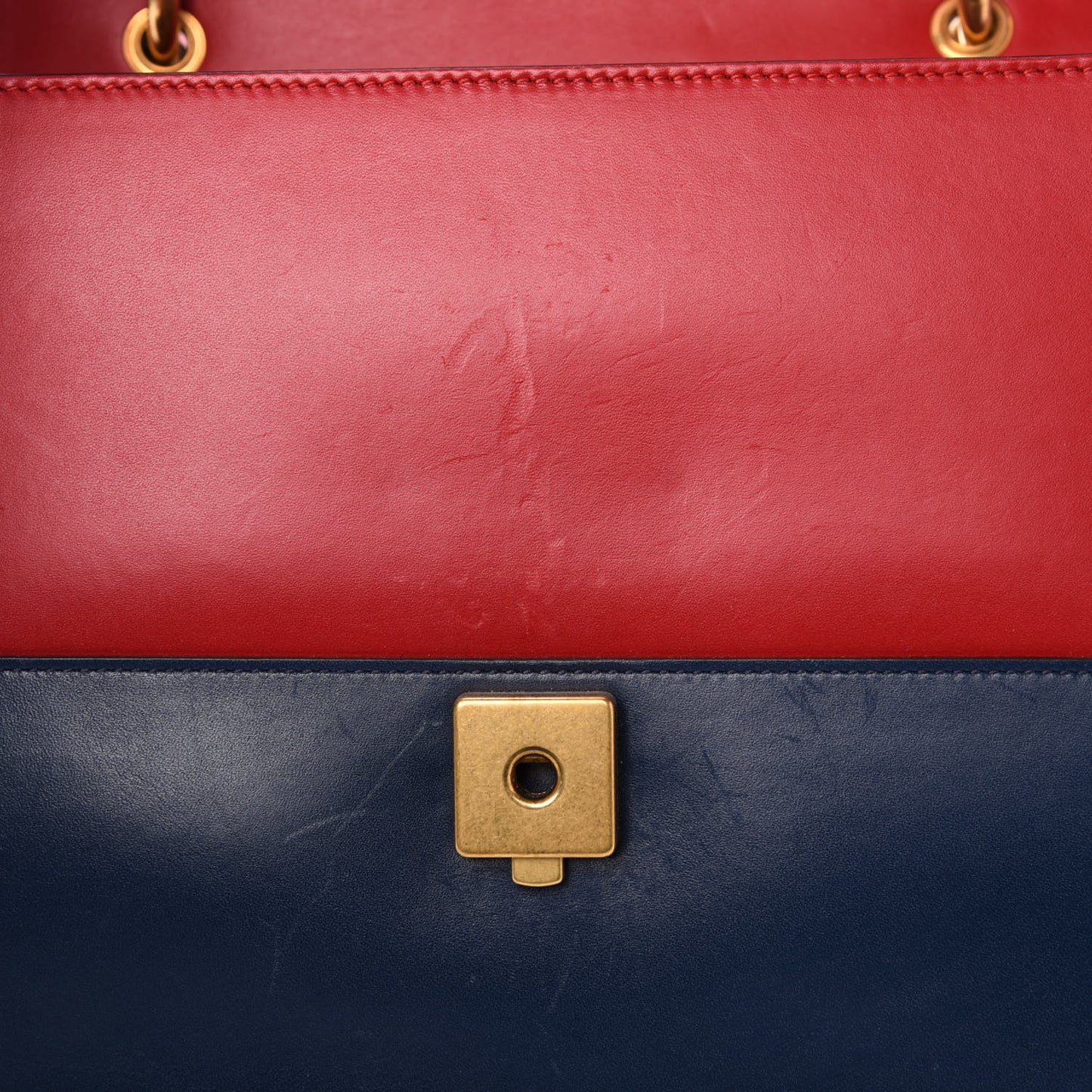 Calfskin Sylvie Web Small Queen Margaret Top Handle Bag Blue Agata Hibiscus Red Mystic White Sugar Pink