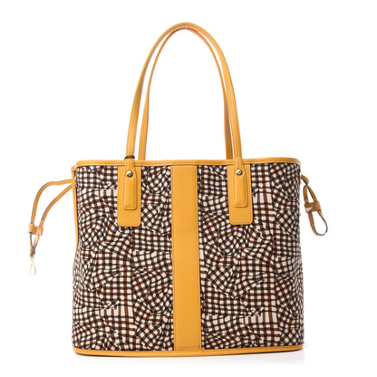 MCM Visetos Medium Liz Reversible Shopper Tote Cognac Yellow 9 of 15