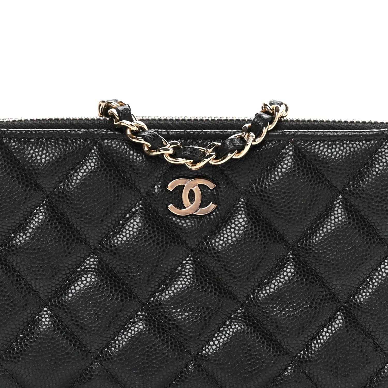 Chanel Caviar Quilted Small Clutch With Chain Black 9 of 12