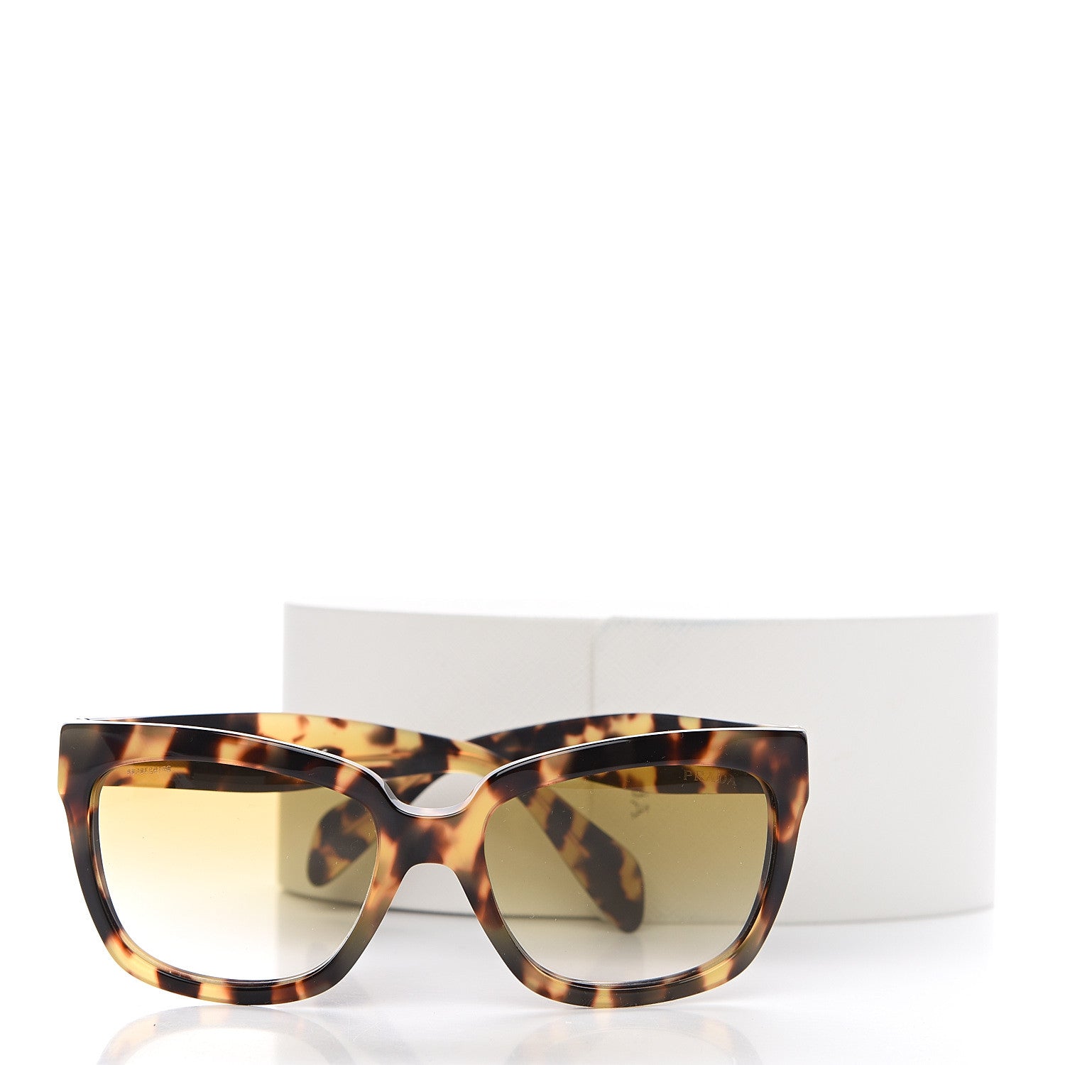 Prada Square Sunglasses SPR 07P Tortoise 7 of 7