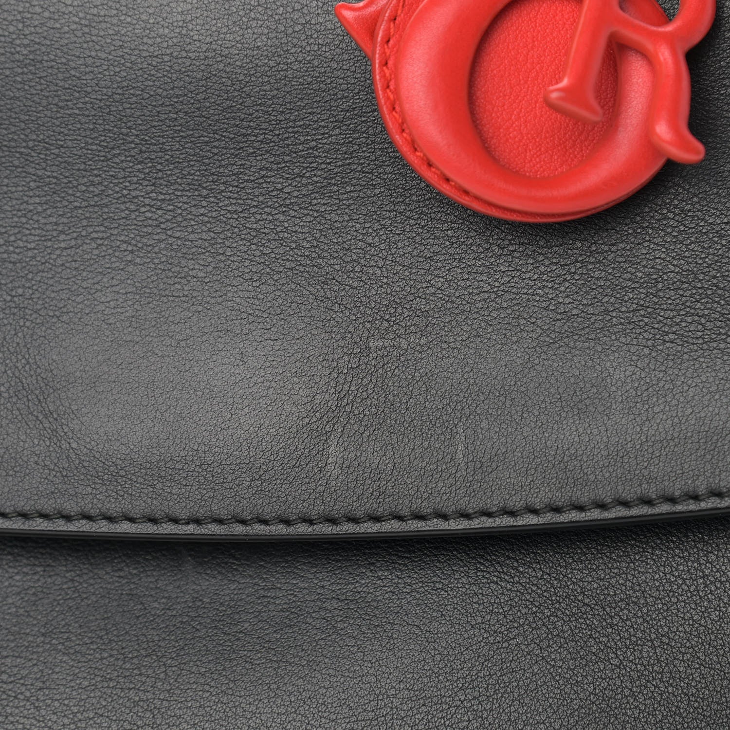 Christian Dior Smooth Calfskin Mini Be Dior Flap Black Blue Red 10 of 11