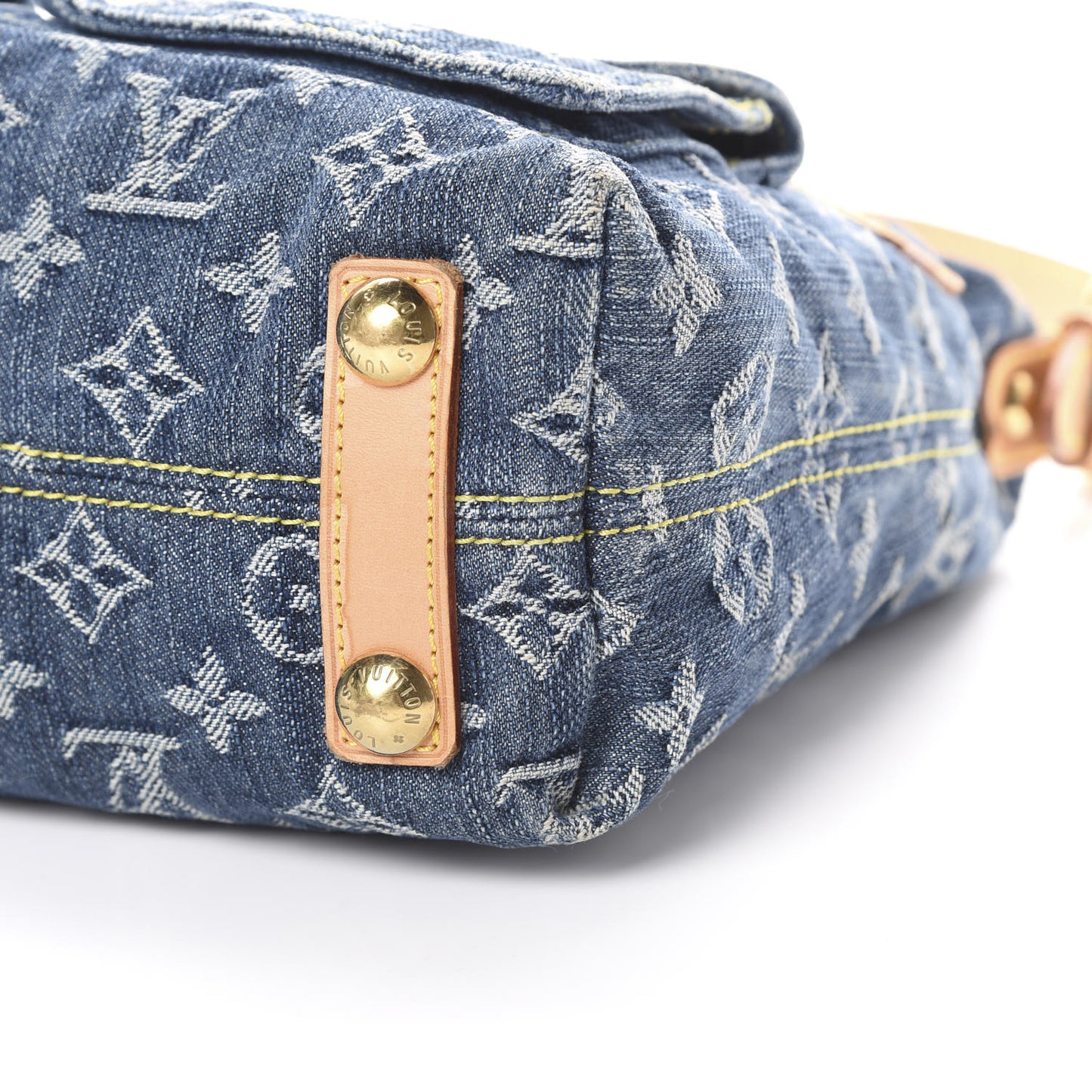 Monogram Denim Baggy PM Blue