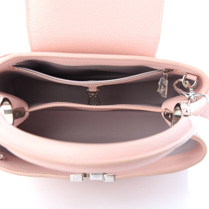 Louis Vuitton Taurillon Flowers Capucines PM Magnolia 5 of 9