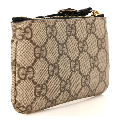 Gucci GG Supreme Monogram Selleria Key Case Black 3 of 9