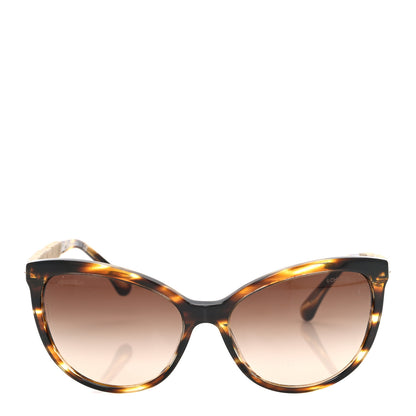 Chanel Crystal Baguette Cat Eye Bijou Sunglasses 5307-B Tortoise 2 of 8