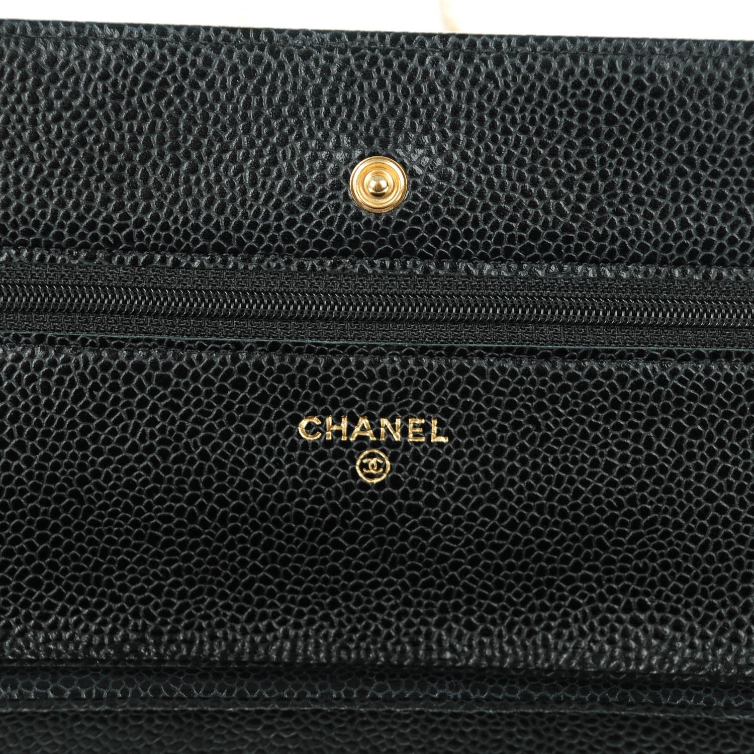 Chanel Caviar Quilted Wallet On Chain WOC Black 6 of 8