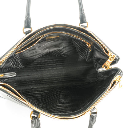Prada Saffiano Large Galleria Double Zip Tote Black 5 of 9