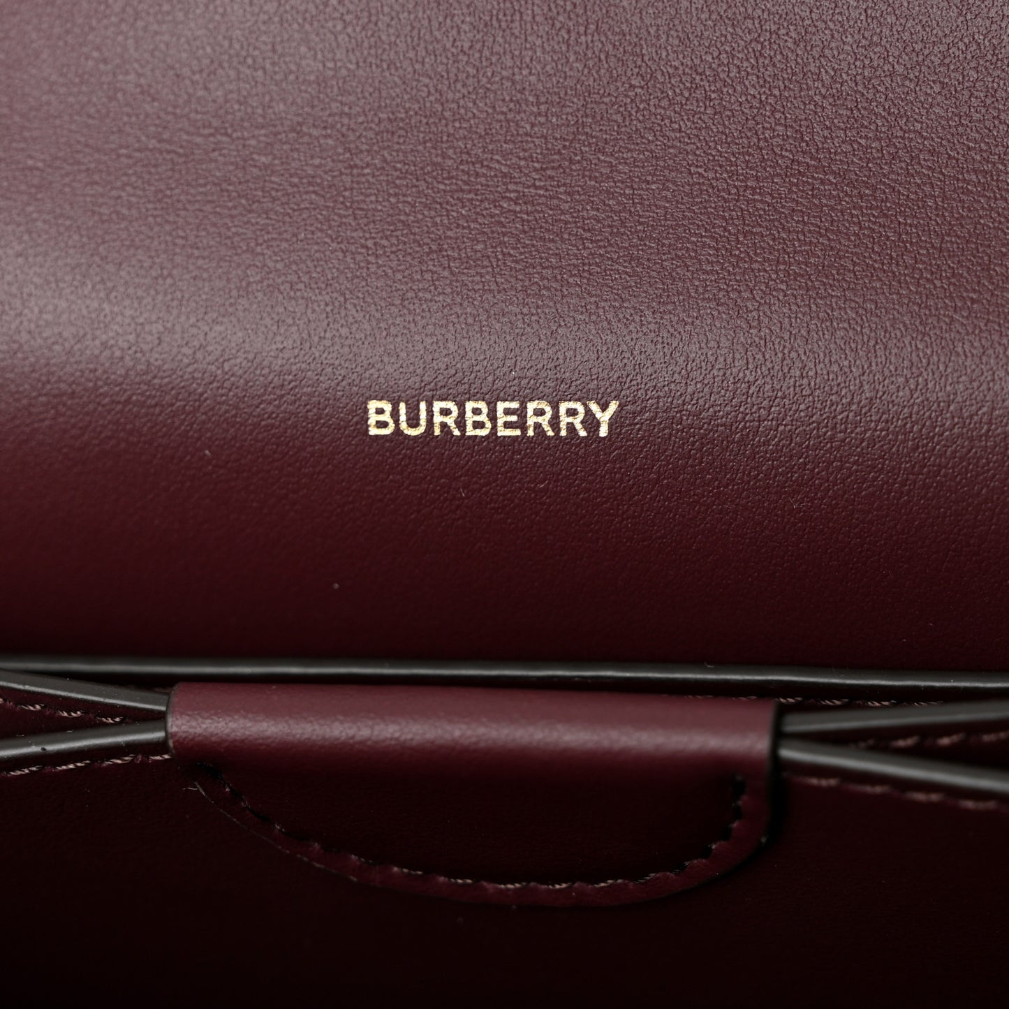 Calfskin Logo Hazelmere Wallet With Detachable Strap Deep Maroon