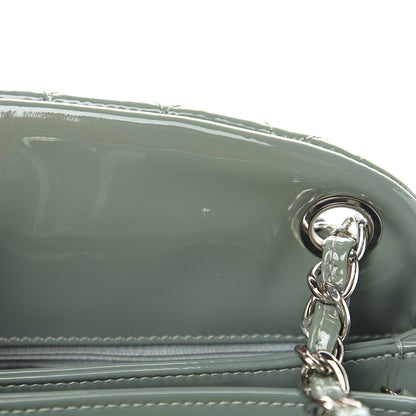 Chanel Patent Quilted Large Just Mademoiselle Bowling Bag Green 6 of 10