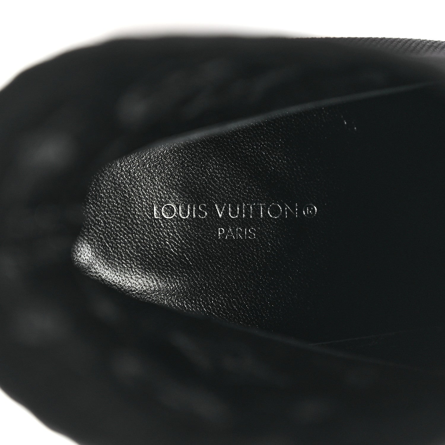 Louis Vuitton Monogram Stretch Fabric Silhouette Ankle Boots 40.5 Black 6 of 8