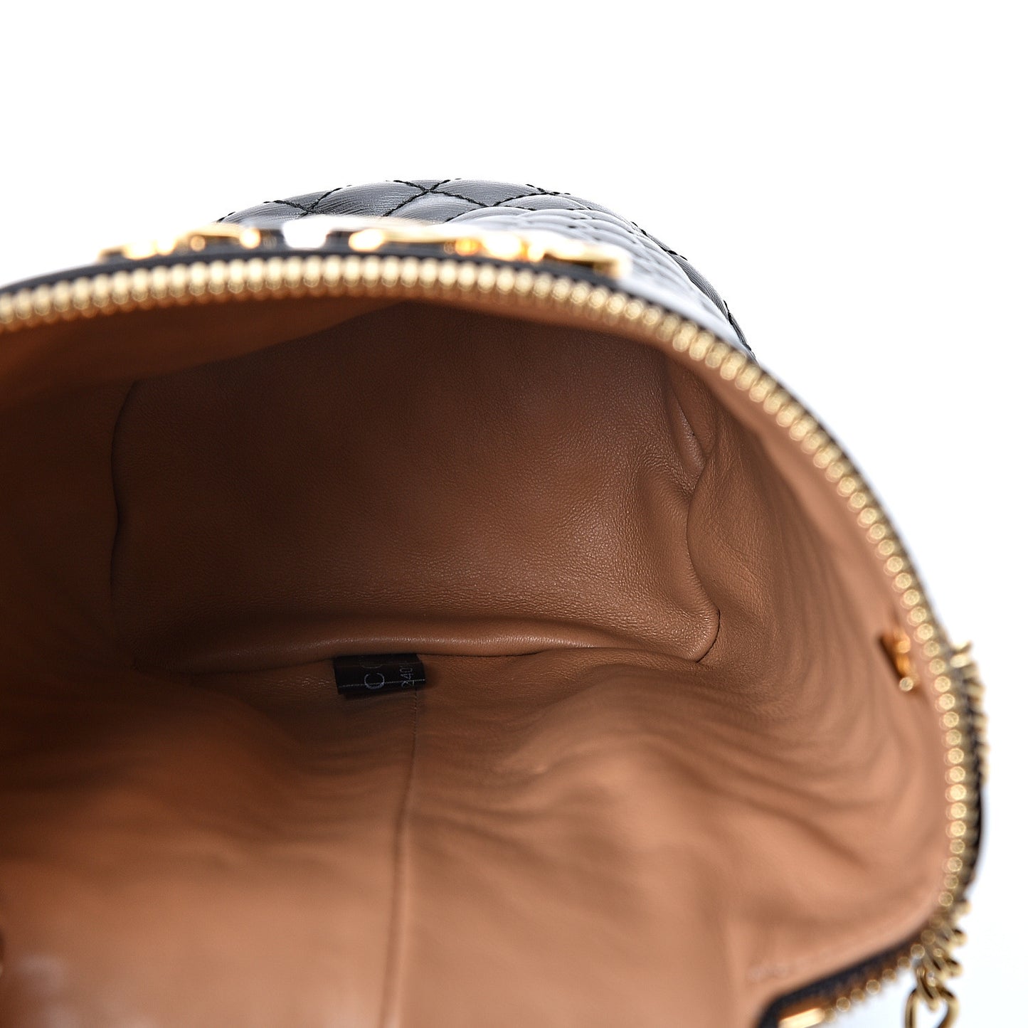 Calfskin Trapuntata Zumi Belt Bag Black