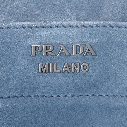 Prada Glace Calf Etiquette Tote Astrale Inchiostro 7 of 9