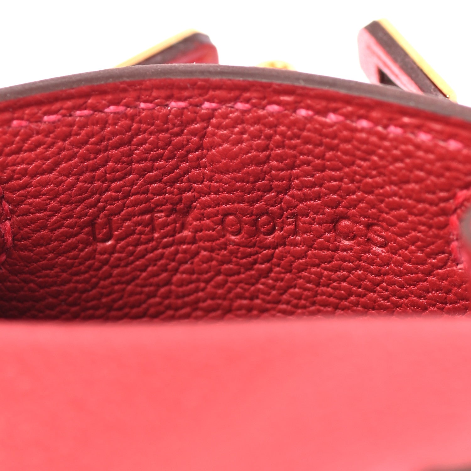 Hermes Tadelakt Mini Kelly Twilly Bag Charm Rouge Vif 5 of 7