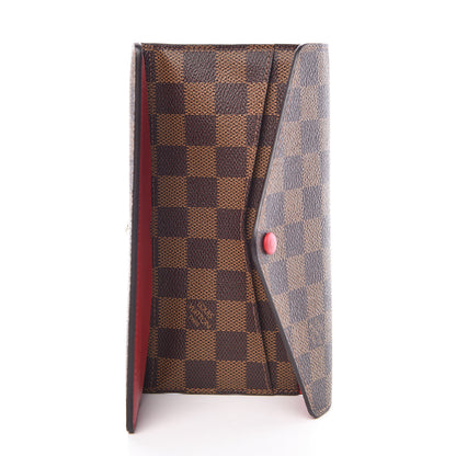 Louis Vuitton Damier Ebene Josephine Wallet Red 6 of 12