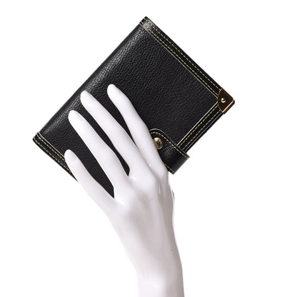 Louis Vuitton Suhali Small Ring Agenda Cover Black 2 of 12