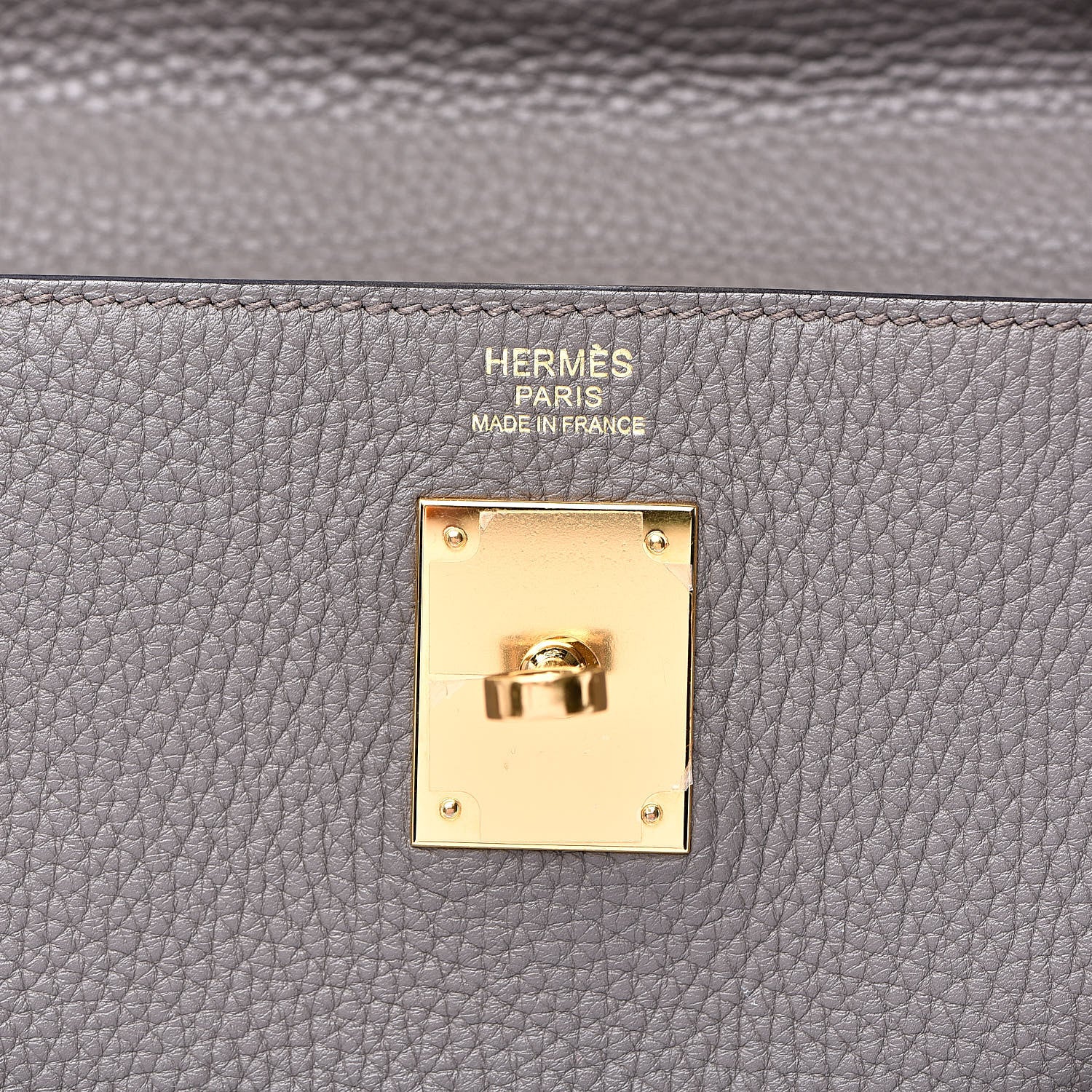 Hermes Togo Kelly Retourne 32 Etain 8 of 34