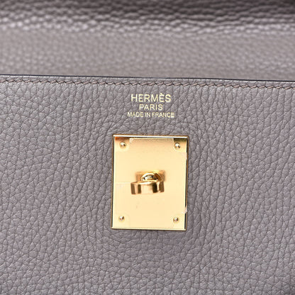 Hermes Togo Kelly Retourne 32 Etain 8 of 34