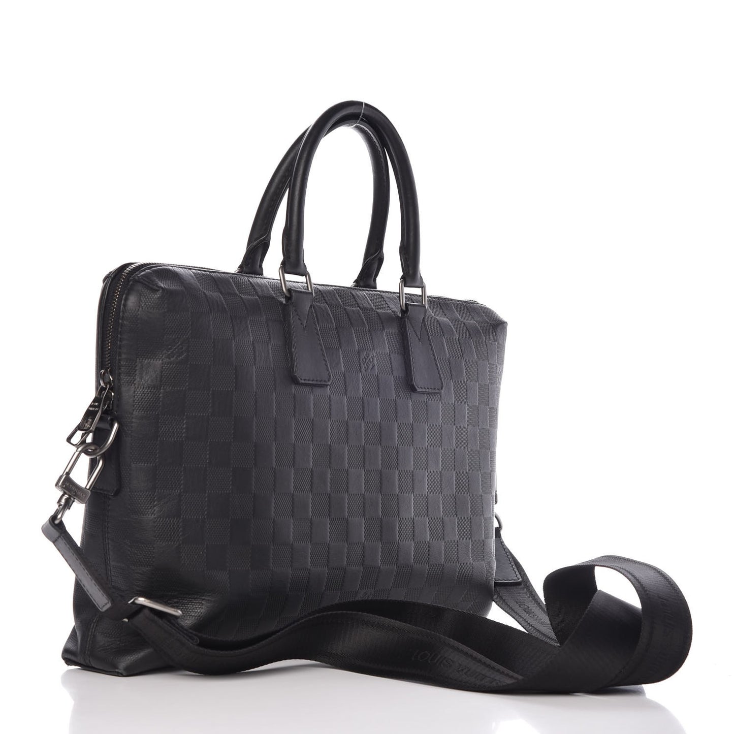 Damier Infini Porte-Documents Jour Onyx