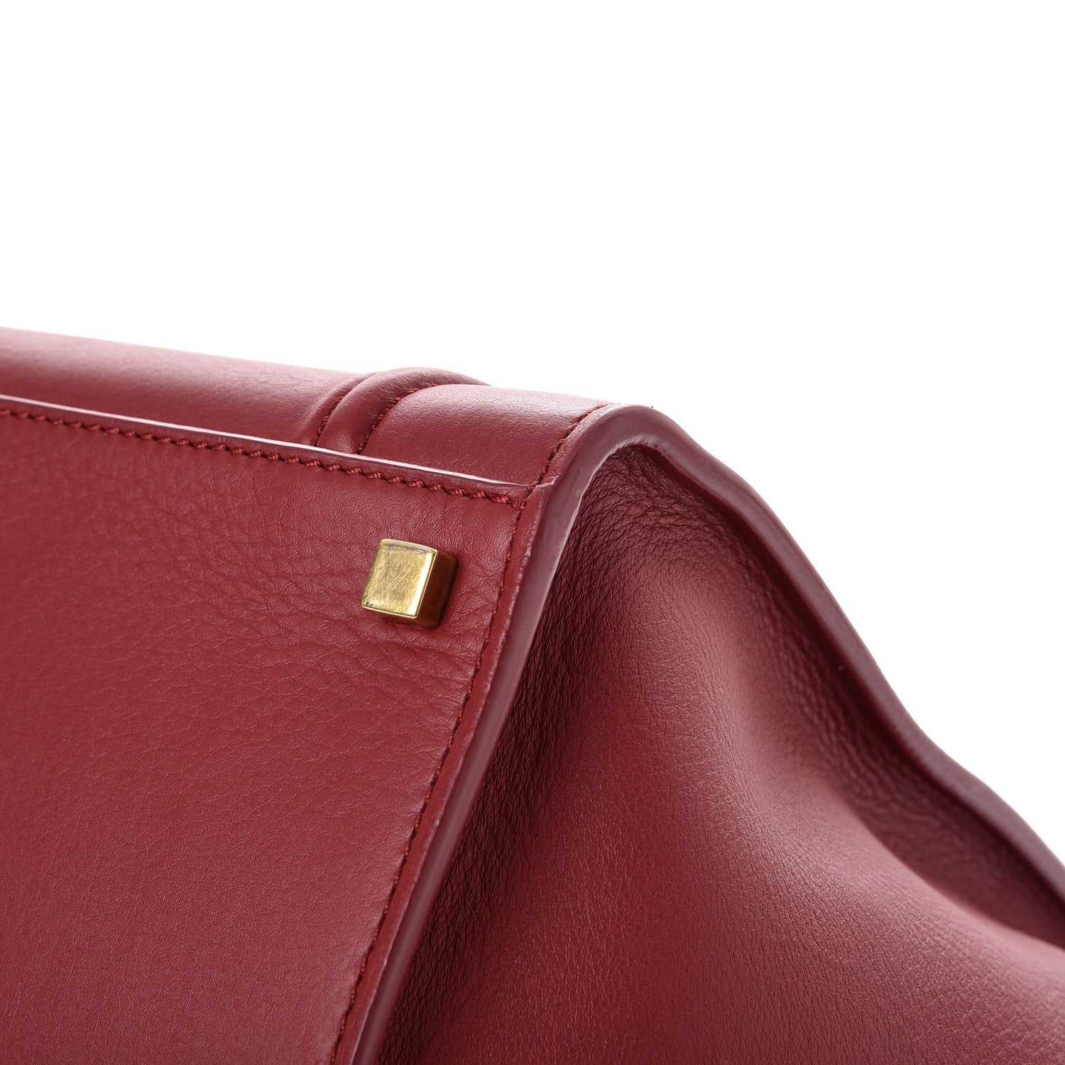 Celine Supple Calfskin Medium Phantom Luggage Red 13 of 14