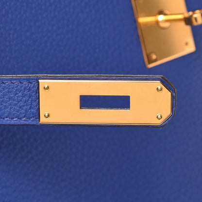 Hermes Togo Kelly Retourne 32 Bleu Electrique 11 of 35