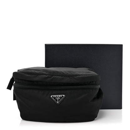 Prada Re-Nylon Saffiano Convertible Belt Bag Black 17 of 17