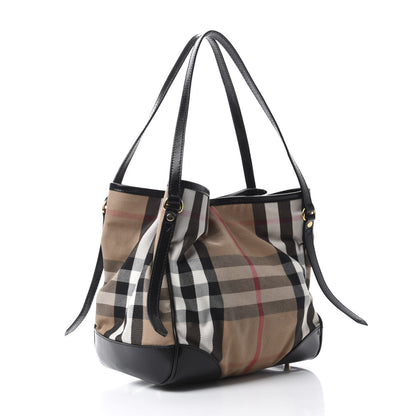Burberry House Check Small Canterbury Tote Black 3 of 14