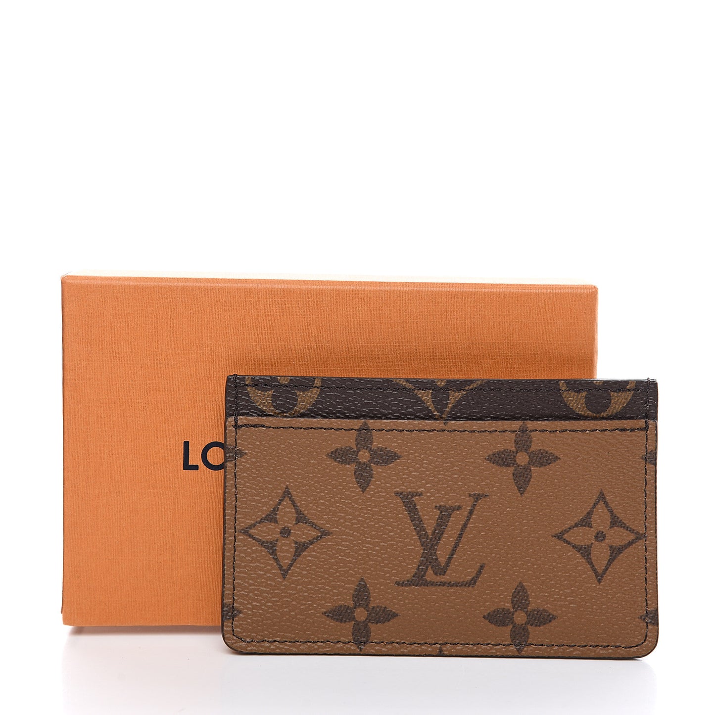 Reverse Monogram Card Holder