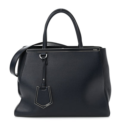 Fendi Vitello Elite Regular 2Jours Tote Lavagna 1 of 10