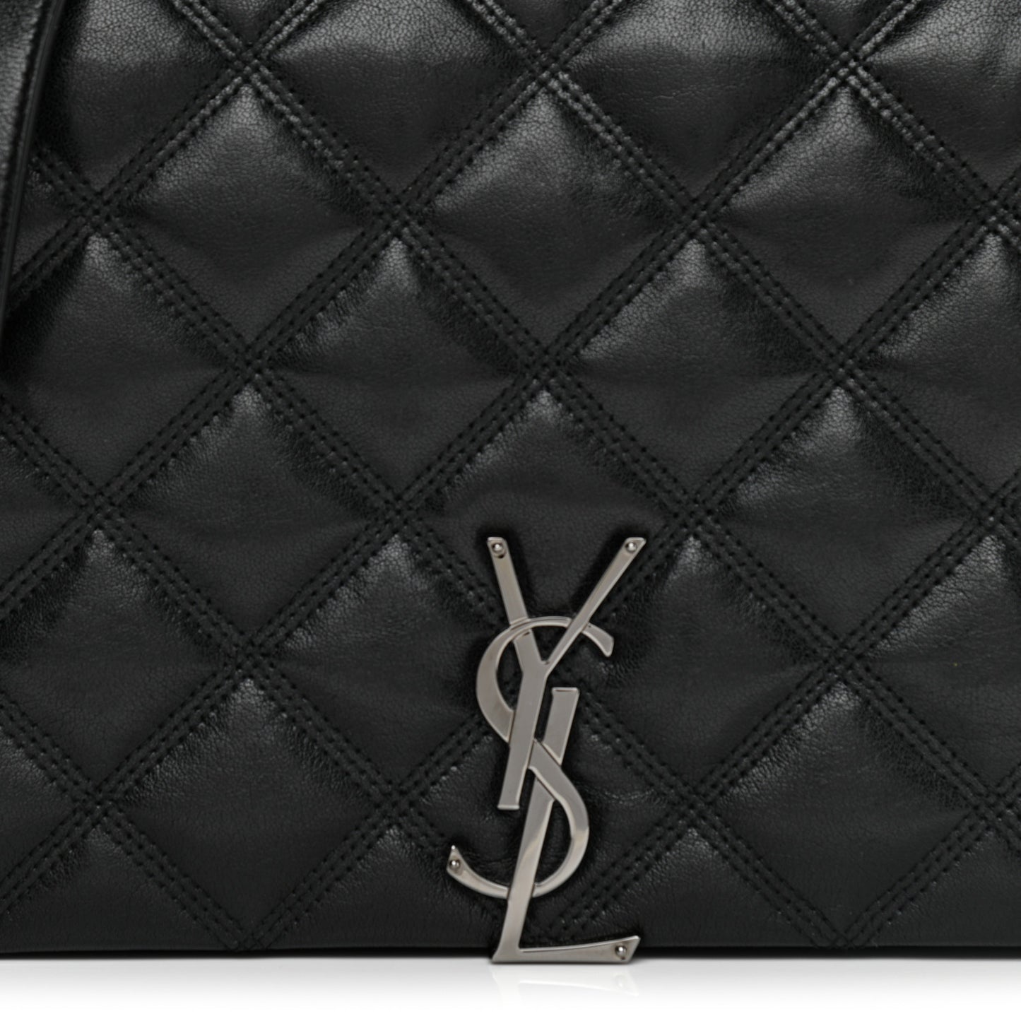 Lambskin Quilted Mini Becky Chain Bag Black