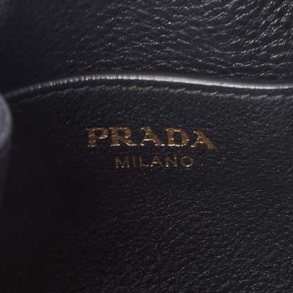 Prada Vitello Daino Drawstring Bucket Black 8 of 8