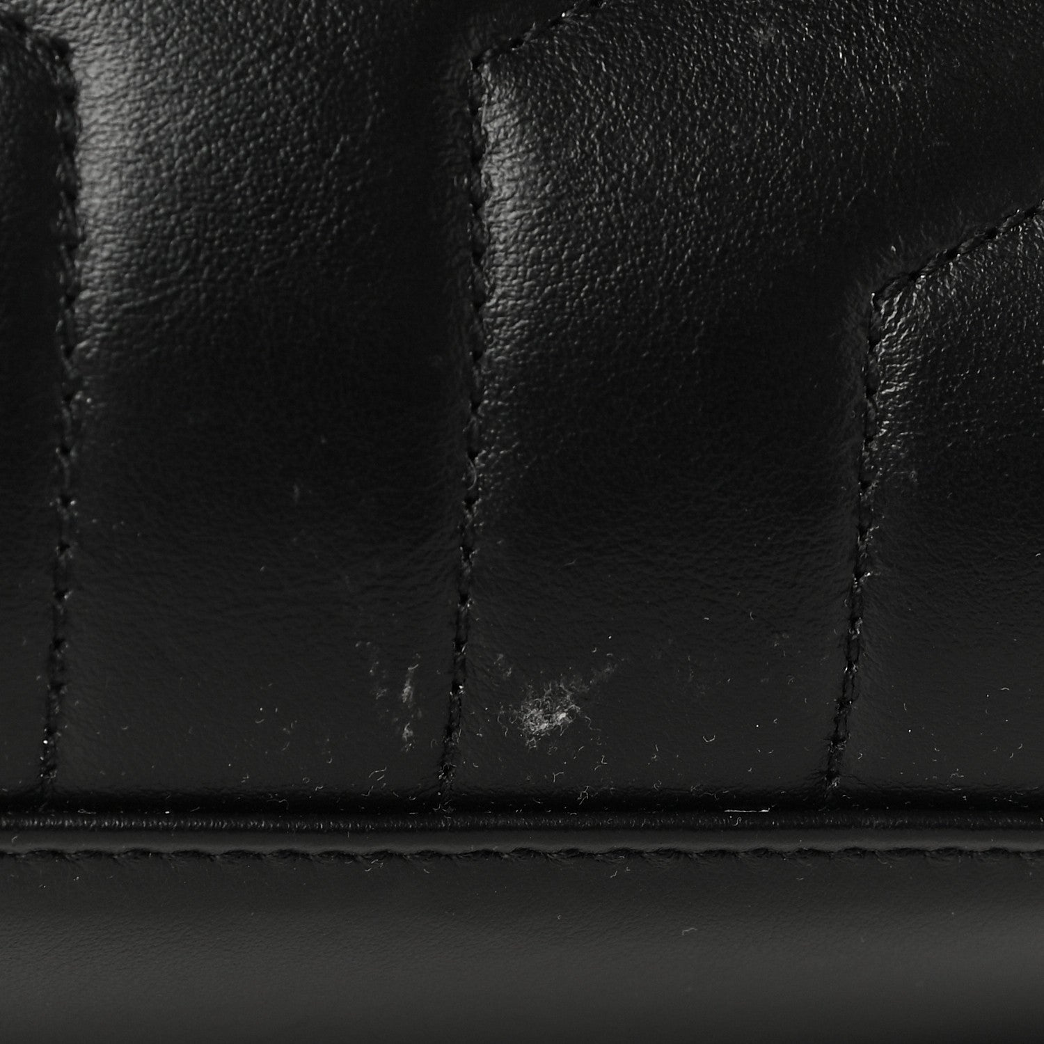 Saint Laurent Calfskin Y Quilted Monogram Small Loulou Chain Satchel Black 13 of 14