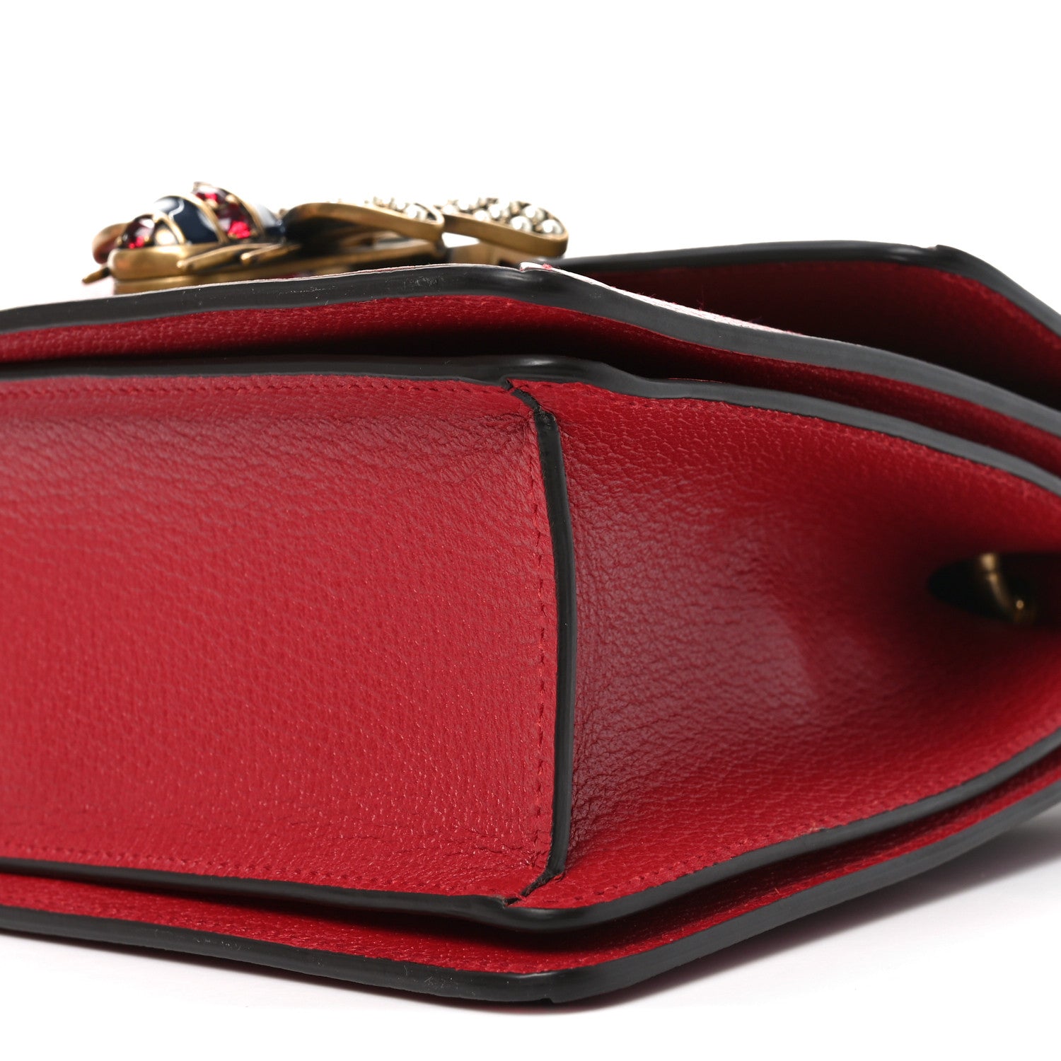 Gucci GG Supreme Monogram Small Queen Margaret Top Handle Bag Red 10 of 10